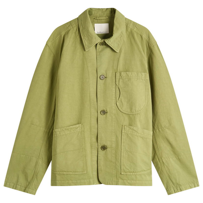 Jakke YMC YMC Construction Jacket, Size Large Grøn | P5YMB-30