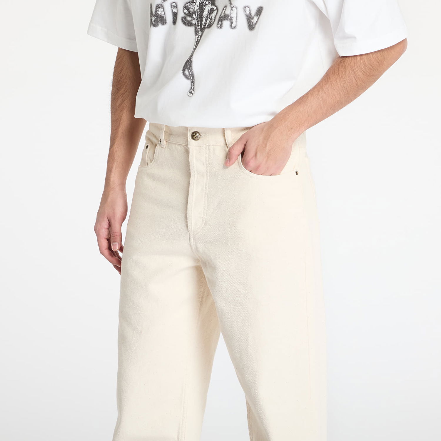 Jeans A.P.C. A.P.C. Fairfax Jeans Beige | COHGI-M09156 AAD, 1