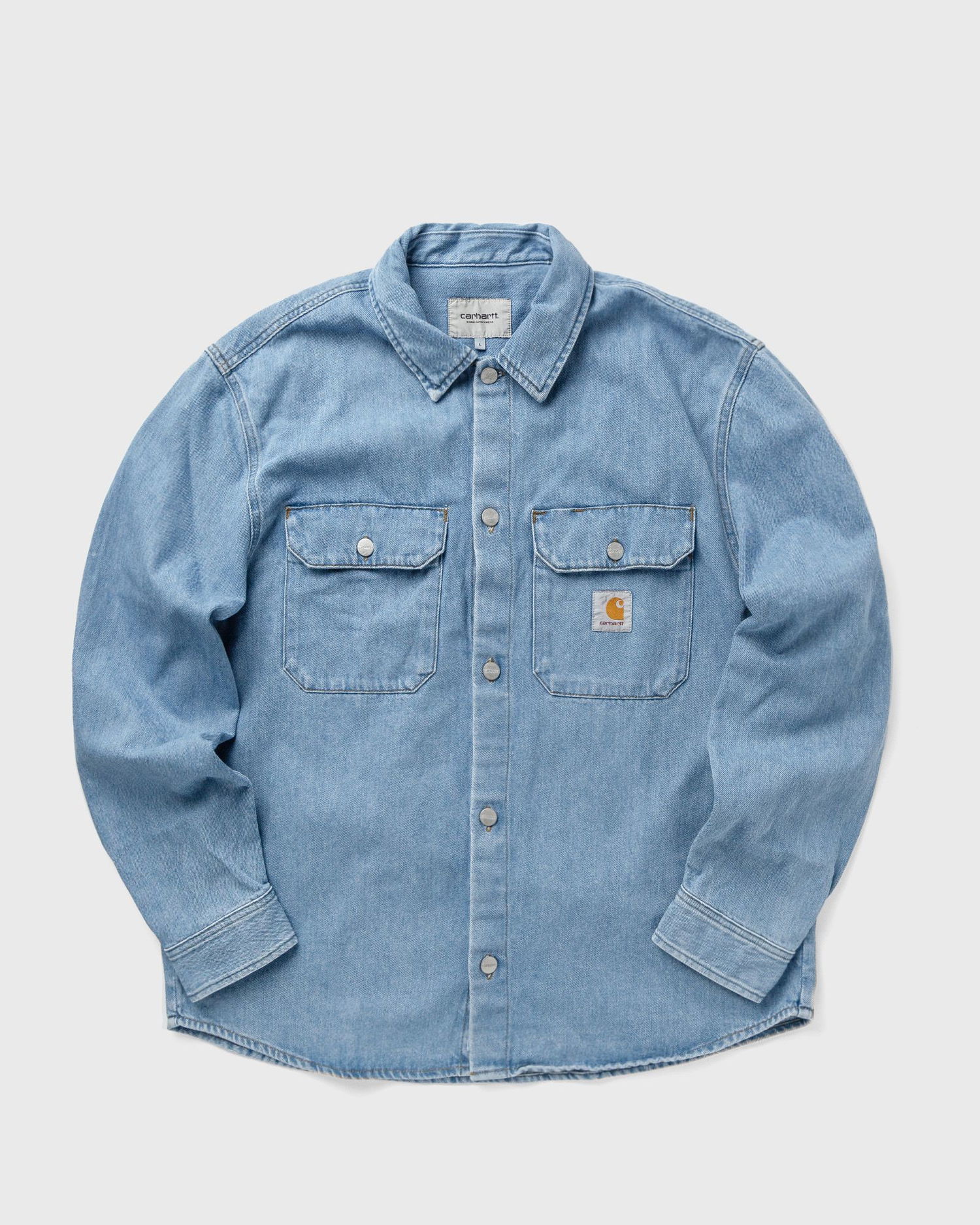 Jakke Carhartt WIP Harvey Shirt Jacket Blå | I033346-01.0E, 0