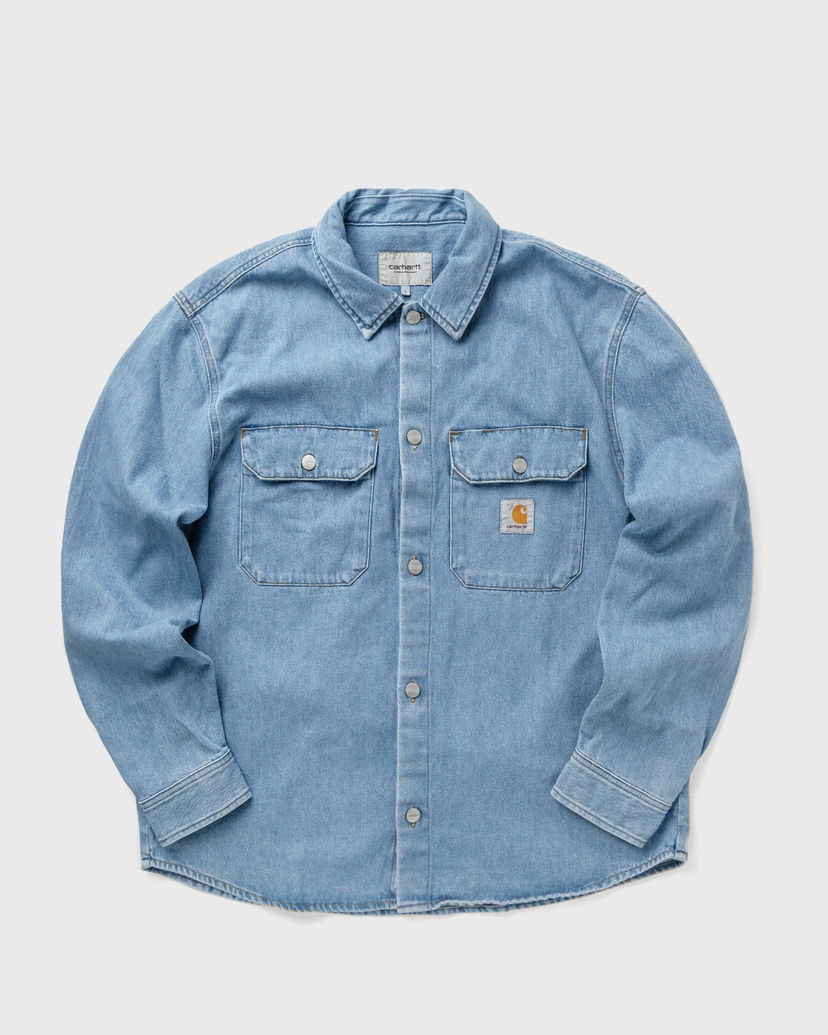 Jakke Carhartt WIP Harvey Shirt Jacket Blå | I033346-01.0E