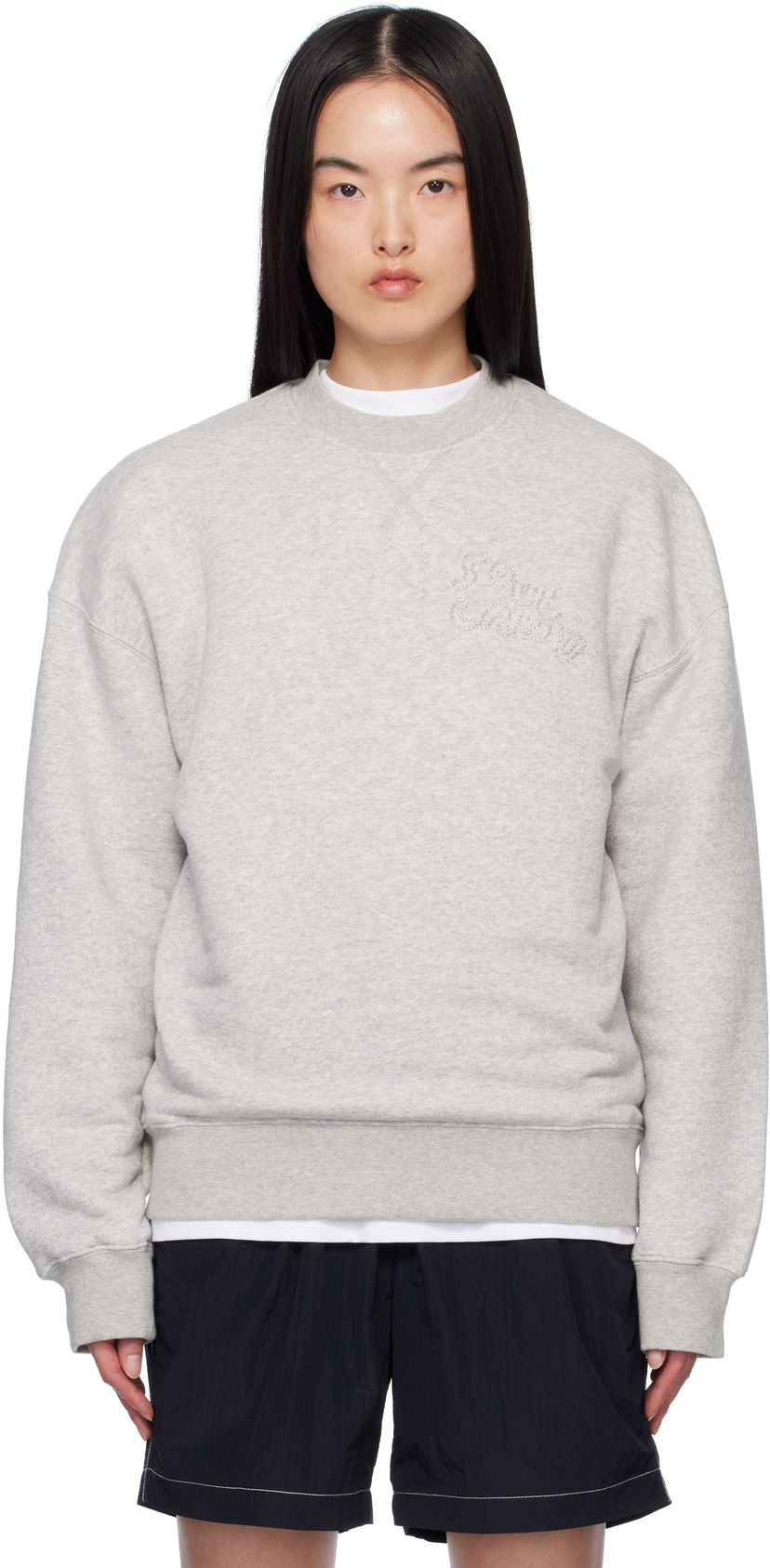 Sweatshirt Soulland Soulland Koda Sweatshirt Grå | 42015-1264