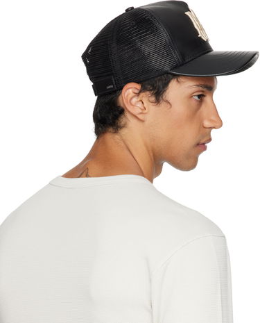 Kasket AMIRI AMIRI MA Leather Trucker Cap Sort | AMHATR1039, 2