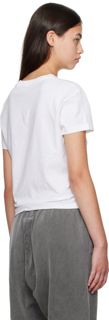 T-shirt Acne Studios Acne Studios Logo T-Shirt Hvid | CL0397-, 2
