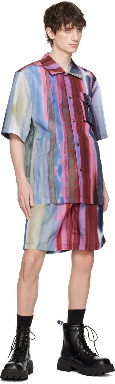 Skjorte Feng Chen Wang Feng Chen Wang Bellows Pocket Short Sleeve Shirt Flerfarvet | FUS17SR15, 3