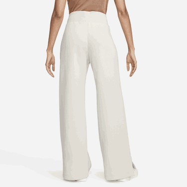 Joggingbukser Nike Sportswear Phoenix Fleece High-Waisted Wide Leg Tracksuit Bottoms Hvid | DQ5615-104, 1