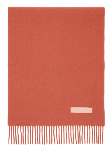 Tørklæde Acne Studios Wool Fringe Scarf Lyserød | CA0215-