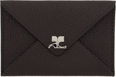 Tegnebog Courrèges Grained Leather Card Holder Brun | 124GPM011CV0016, 0