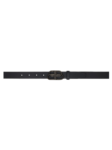 Bælter Balenciaga Thin BB Belt Sort | 581690 1CH0J