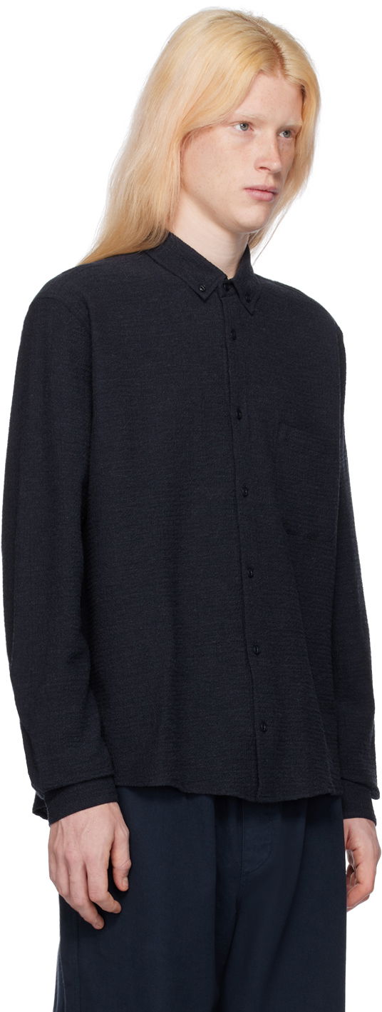 Skjorte YMC YMC Dean Button-Down Shirt Mørkeblå | P2VMC, 1
