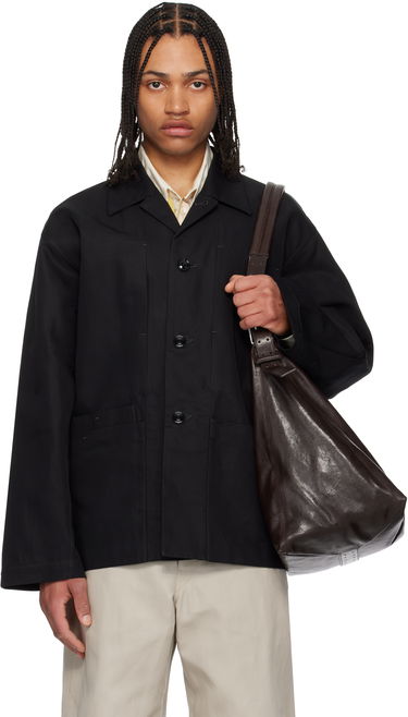Jakke LEMAIRE Lemaire Boxy Workwear Jacket Sort | OW1148 LF1350, 0