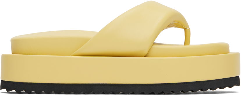 Tøj STAND STUDIO Stand Studio Eden Platform Flip-Flops Gul | 66467-8250