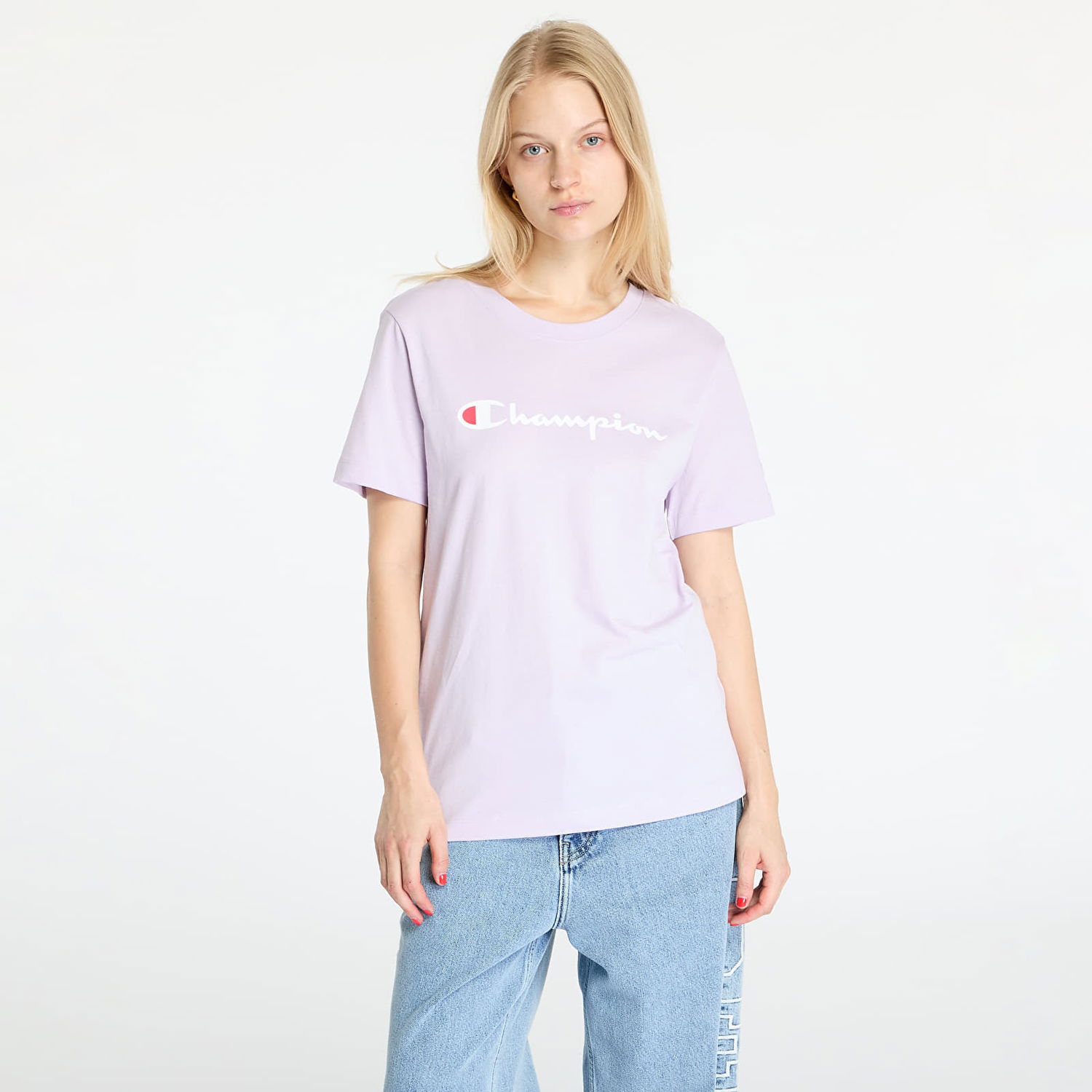 T-shirt Champion T-shirt SS Tee Lilla | 117534 CHA VS057, 0