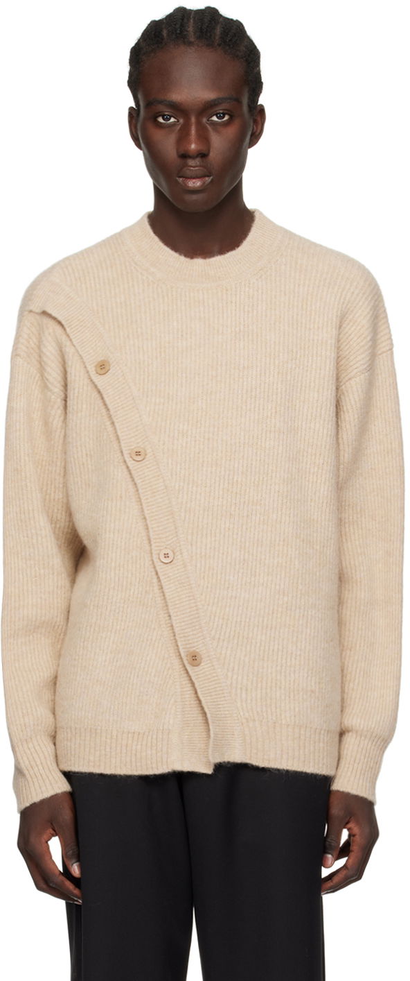 Sweater Jacquemus Le Chouchou 'Le Cardigan Pau' Cardigan Beige | 24E245KN109-2343