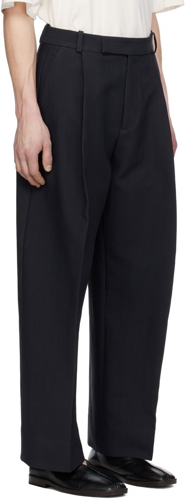 Bukser Studio Nicholson Studio Nicholson Pull Wool Trousers Sort | PULL SNM - 1278, 4