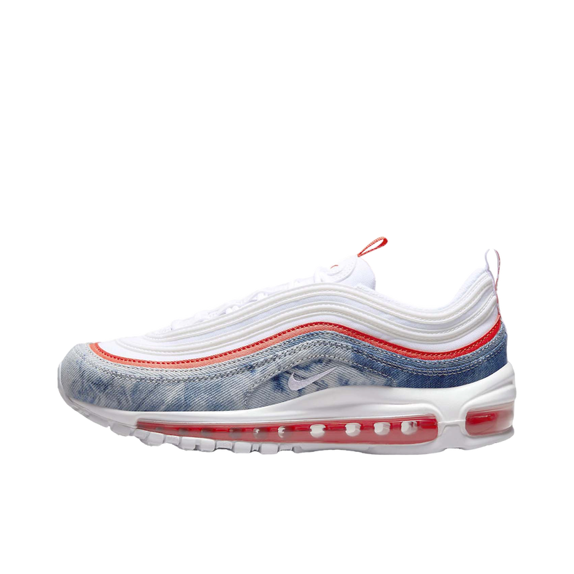 Sneakers og sko Nike Air Max 97 Washed Denim Pack W Hvid | DV2180-900