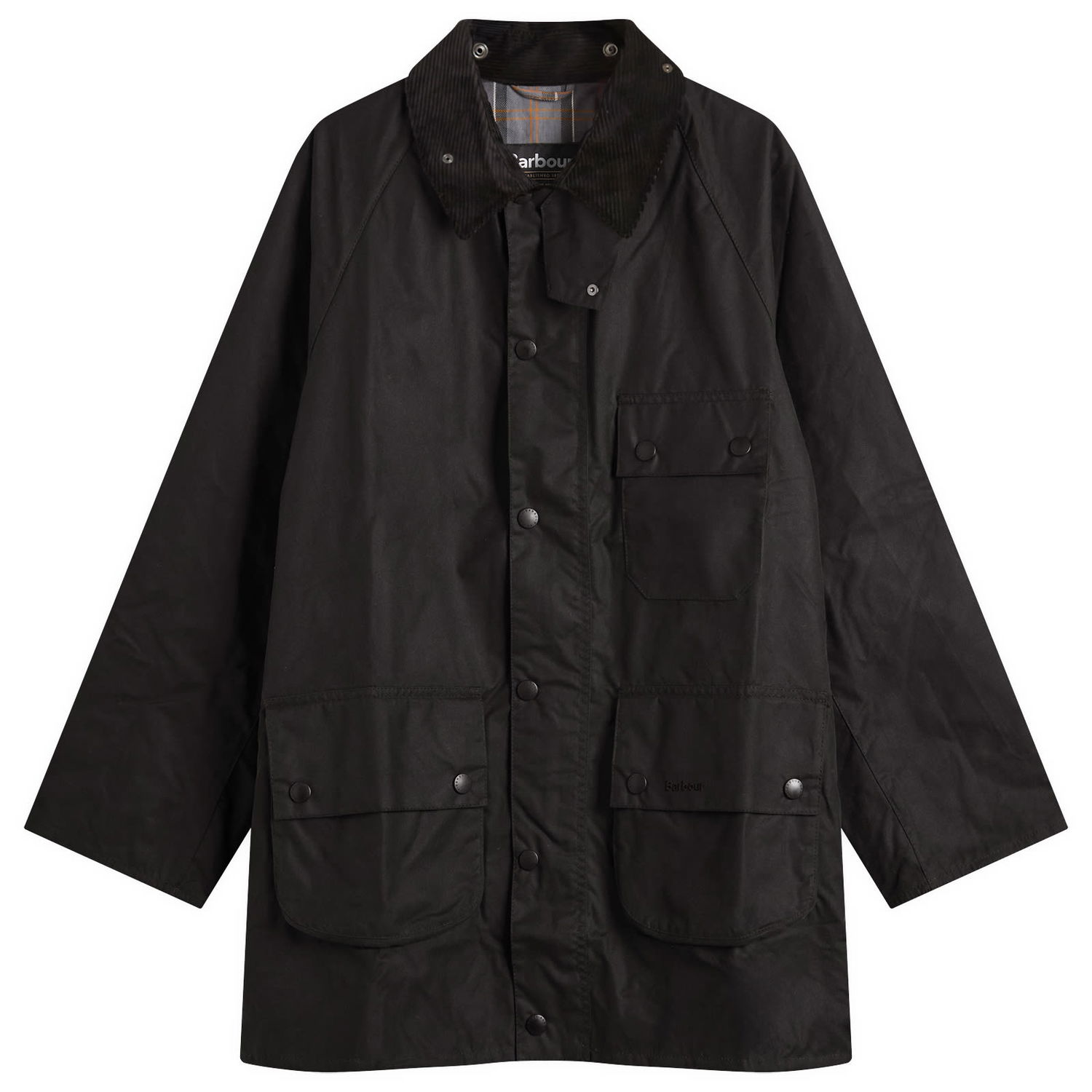 Jakke Barbour Solway Wax Jacket Size 38 Sort | MWX2498BK71, 0