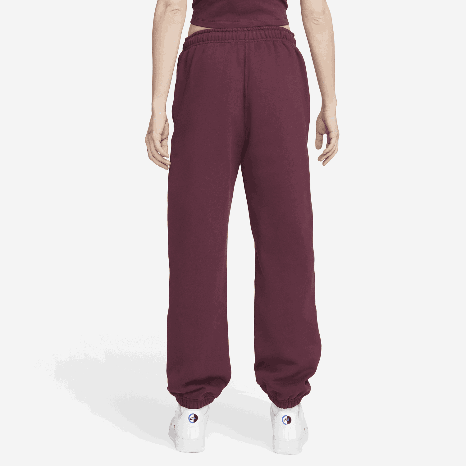 Joggingbukser Nike Solo Swoosh Bourgogne | CW5565-681, 1