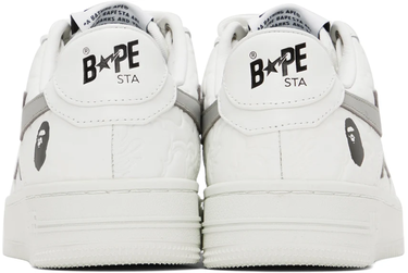 Sneakers og sko BAPE Sta #3 M1 "White/Grey" Hvid | 0ZXSHM191052L-WHT, 3