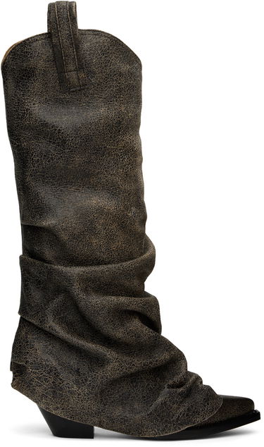 Tøj R13 R13 Mid Cowboy Sleeve Boots Brun | R13S0107-S131A, 0