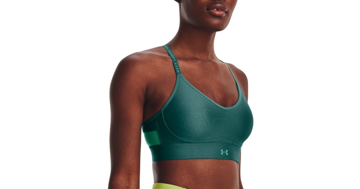 Bh Under Armour Infinity Covered Low Bra Grøn | 1363354-722, 1