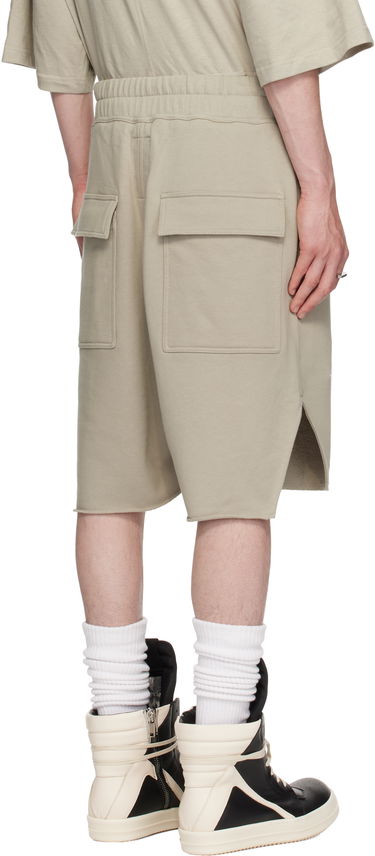 Shorts Rick Owens Rick Owens Champion Edition Beveled Pods Shorts Beige | CM01E1688 CHFE FELPA, 2