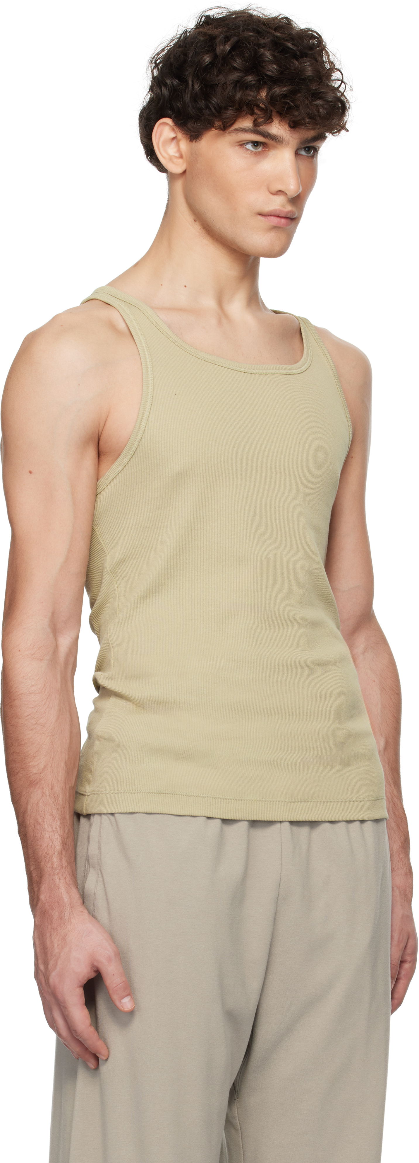 Tanktop SKIMS Three-Pack Rib Tank Tops Grøn | TP-TNK-5788M, 1