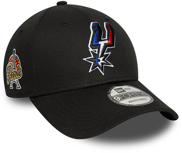 Kasket New Era New Era NBA San Antonio Spurs 9Forty Adjustable Cap Sort | 60668243-60668243, 3