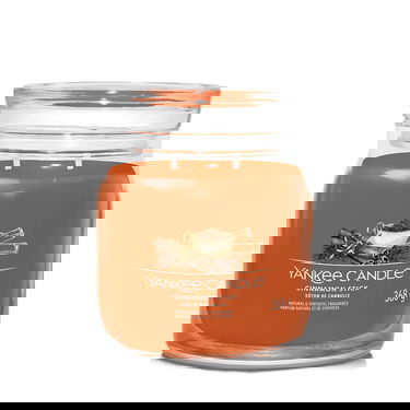 Stearinlys Yankee Candle Signature Medium Jar 2 Wicks Cinnamon Stick Orange | 40780, 0