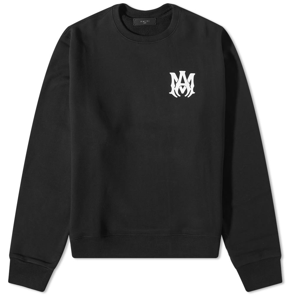 Sweater AMIRI MA Core Logo Crewneck Sort | PXMJL005-001, 0