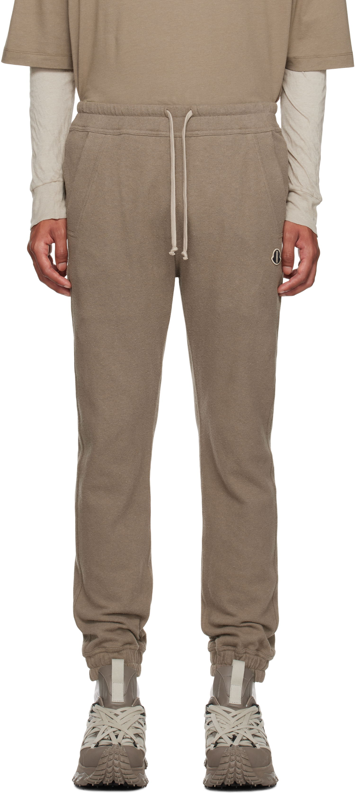 Joggingbukser Rick Owens Jogger Sweatpants Grå | MU02D8H01 M4435, 0