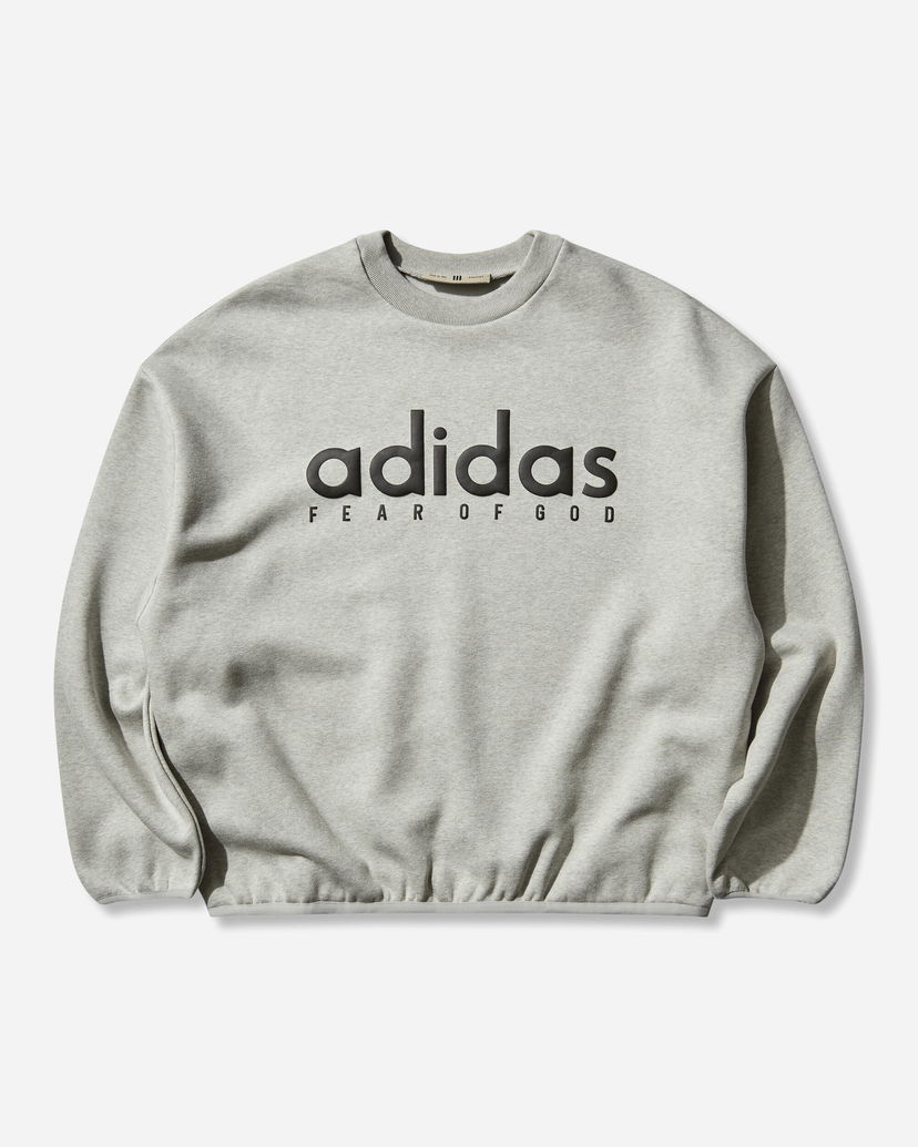 Sweatshirt adidas Originals Fear of God Athletics Fleece Crewneck Sweatshirt Grå | JZ7369
