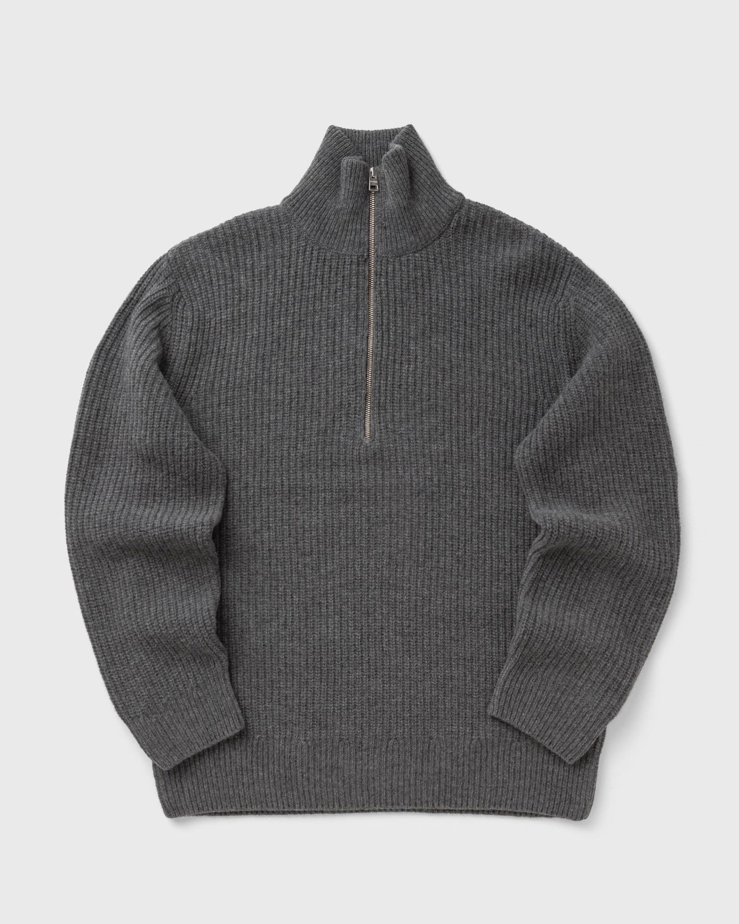 Sweater CLOSED Half-Zip Knit Jumper Grå | C86205-98U-22-164, 1