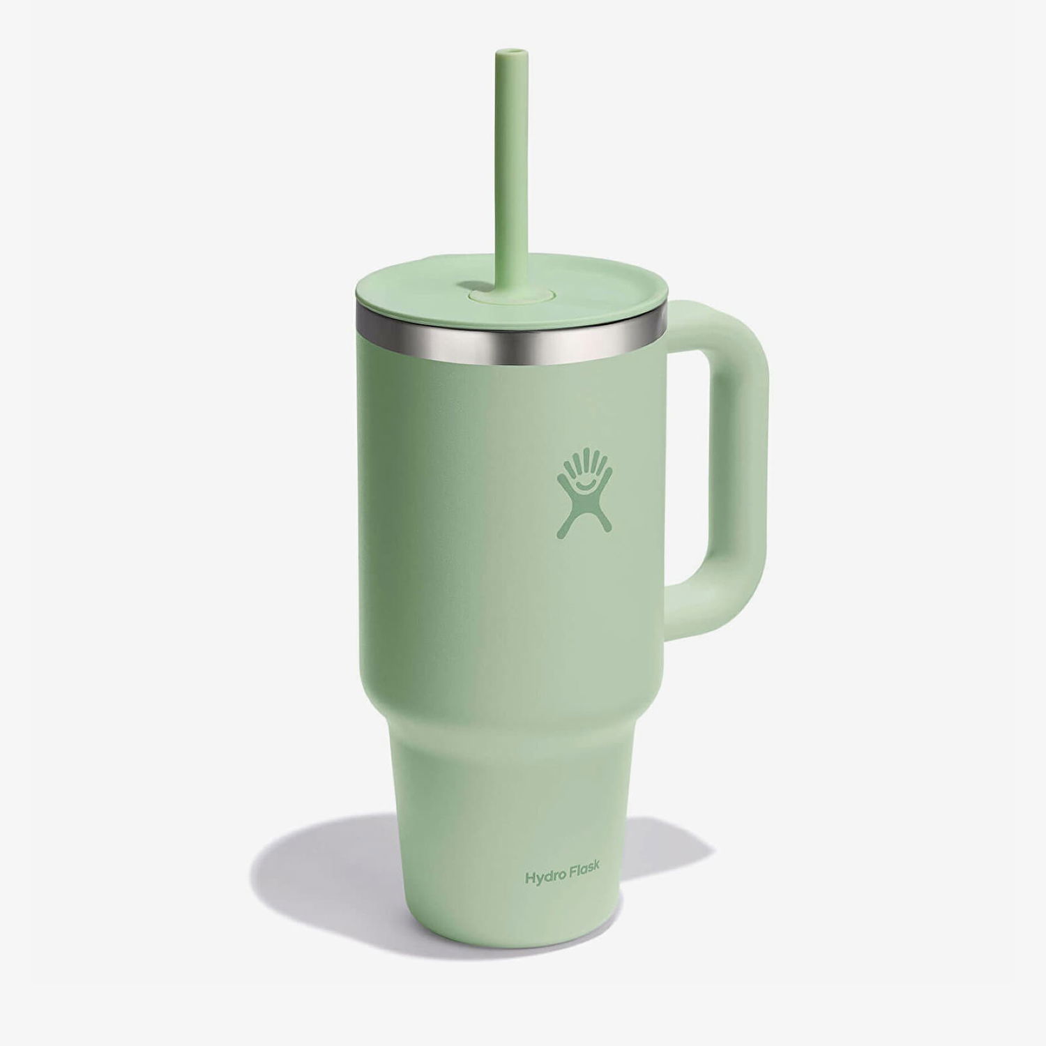 Drikkeflaske Hydro Flask 946ml Travel Tumbler with Handle and Straw Universal Grøn | TT32PSC338, 1