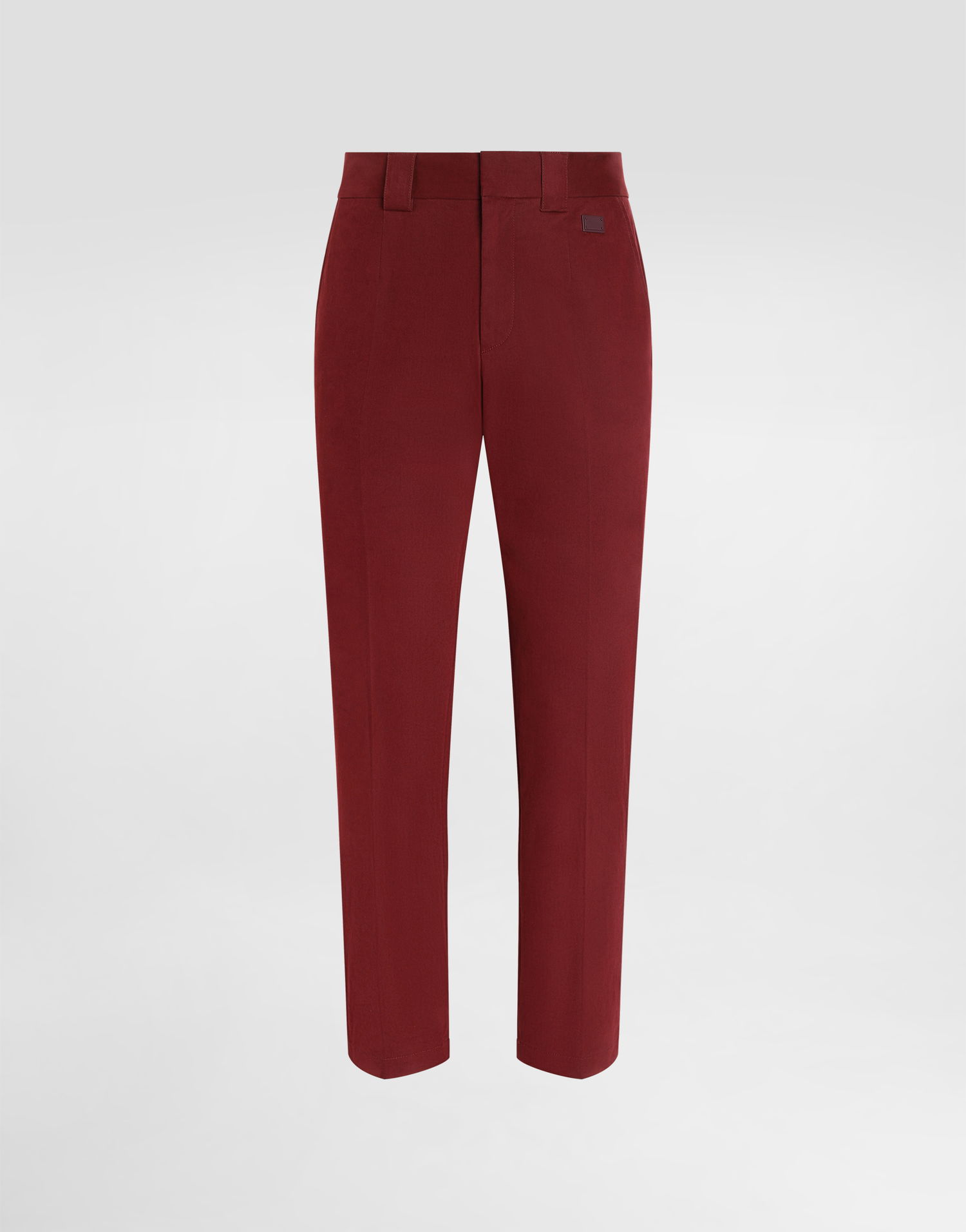 Bukser Dolce & Gabbana Dolce & Gabbana Tailored Cotton Pants Bourgogne | GP0R4TFUFL3R0369, 0