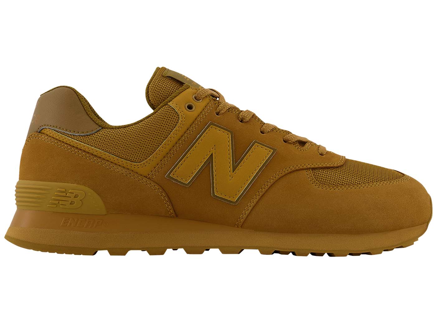 Sneakers og sko New Balance 574 Mono Wheat Workwear Brun | ML574FH2, 0