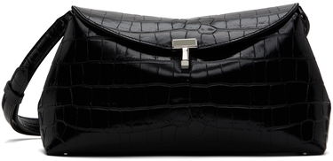 Skuldertaske TOTEME TOTEME T-Lock Croc-Embossed Clutch Sort | 243-WAL944-LE0076, 0