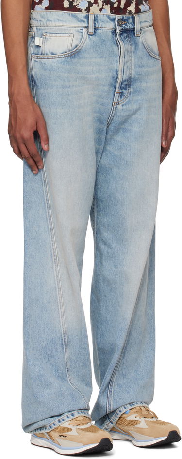 Jeans LANVIN Lanvin Twisted Straight-Leg Jeans Blå | RM-TR0051-D087-P25, 1