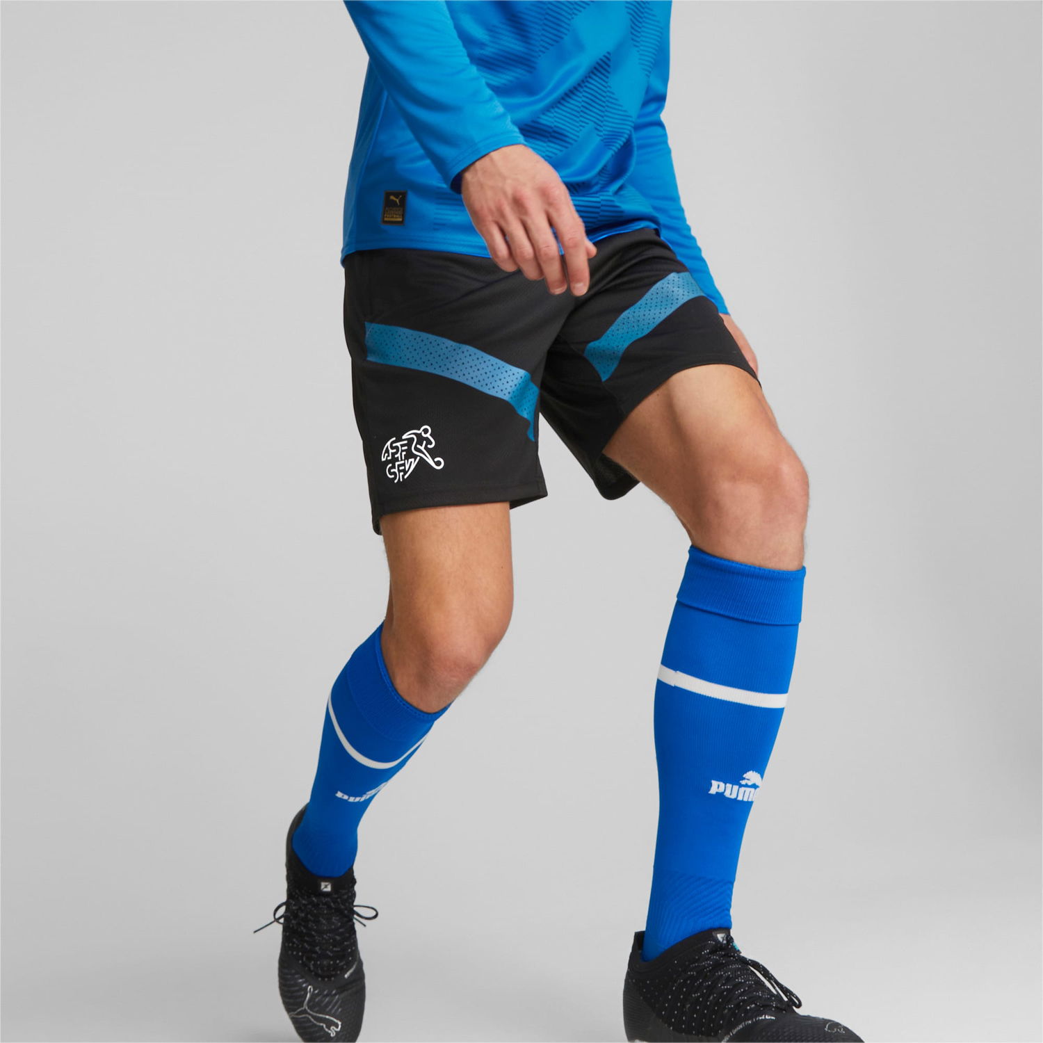 Shorts Puma Switzerland Football Training Shorts Sort | 767372_03, 0