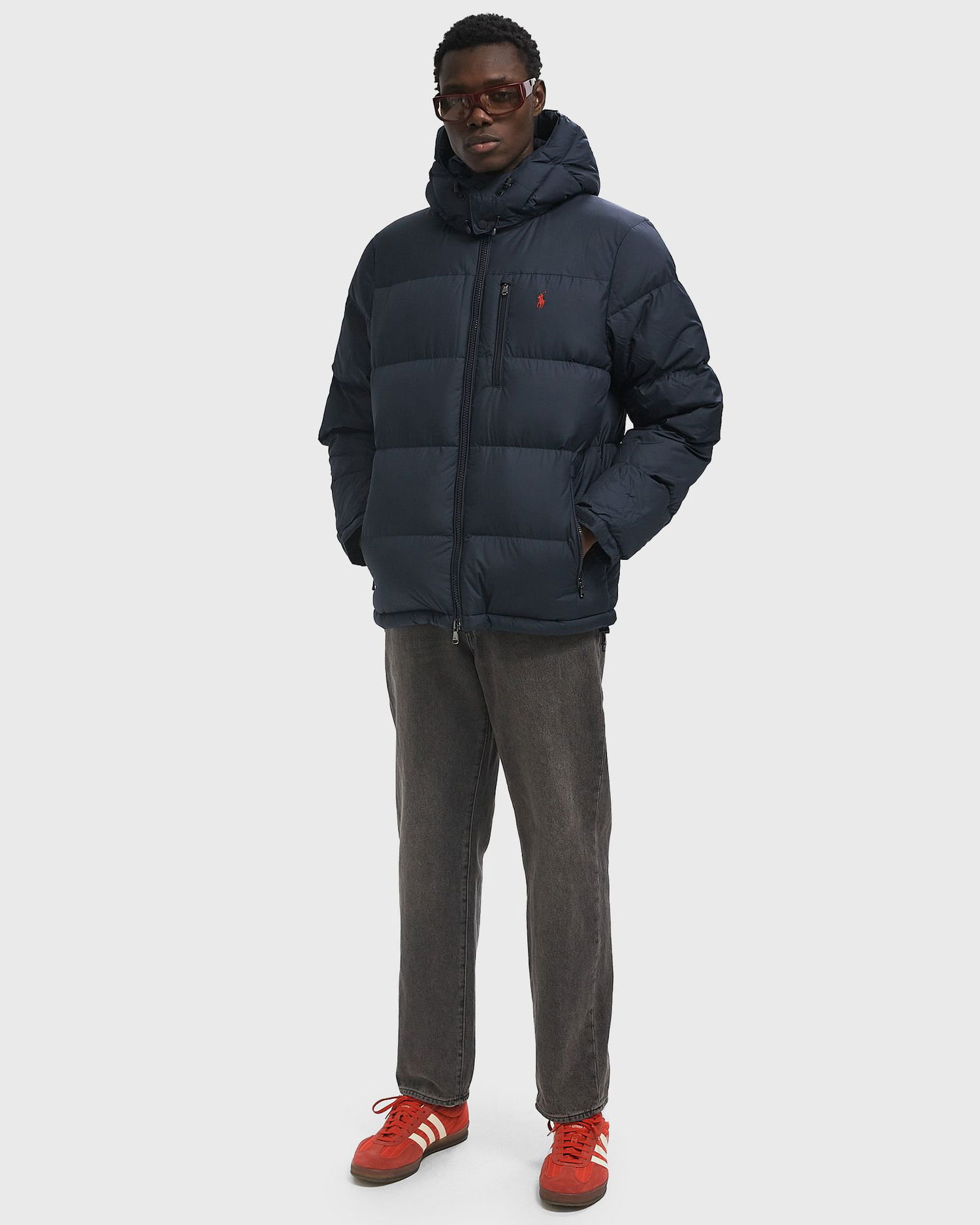 Bomberjakke Polo by Ralph Lauren Polo Ralph Lauren Down Bomber Jacket Mørkeblå | 710968278003, 1