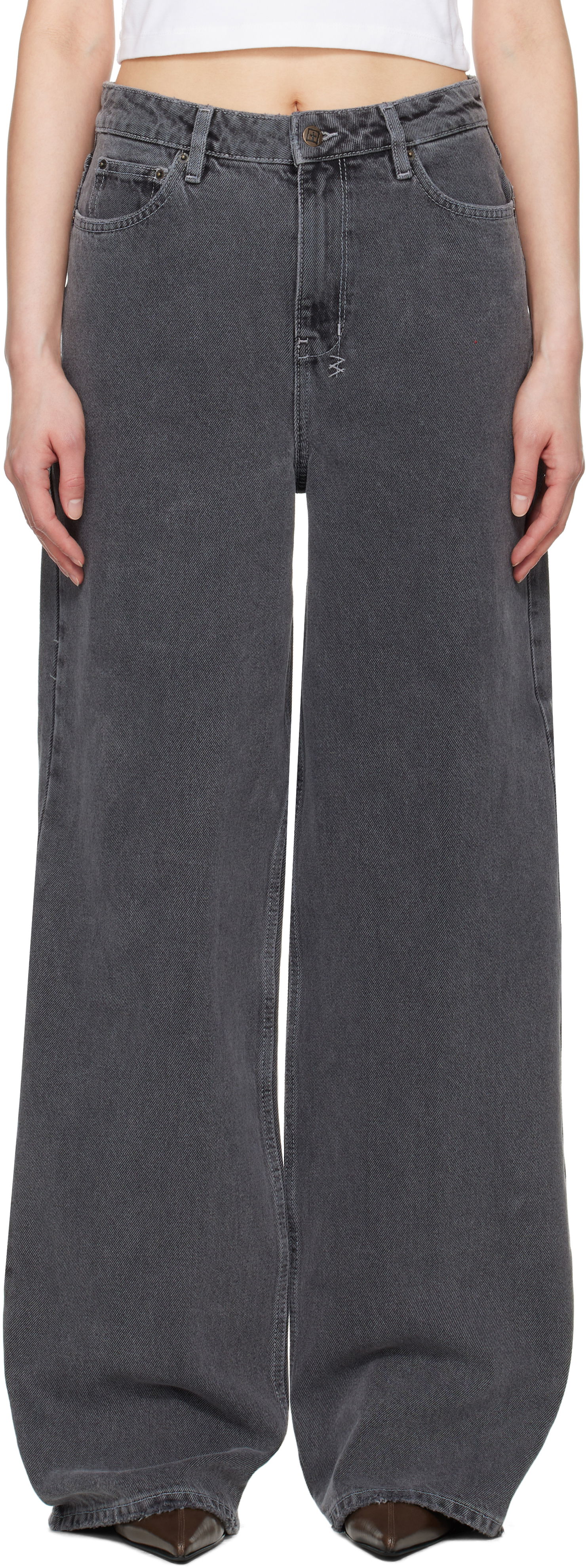 Jeans Ksubi Ksubi Baggy Jeans Grå | WSP25DJ016, 0