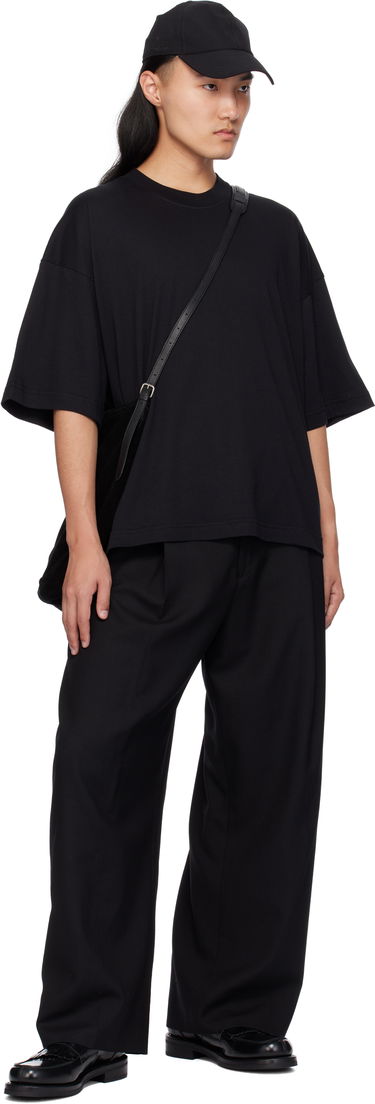 T-shirt Studio Nicholson Studio Nicholson Lee T-Shirt Sort | PIU SNM - 1327, 3