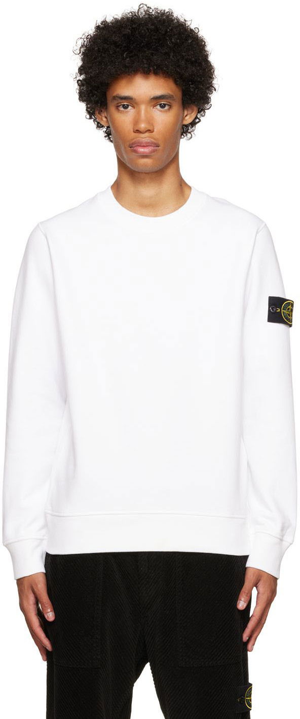 Sweater Stone Island Patch Hvid | 771563020, 0