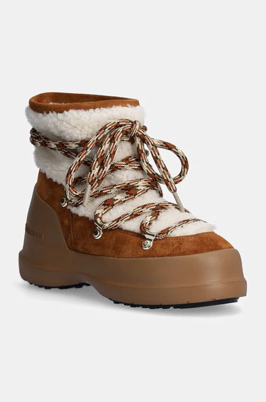 Sneakers og sko Moon Boot MB Luna Shearling Boots Brun | 80D2480020.MA03, 0