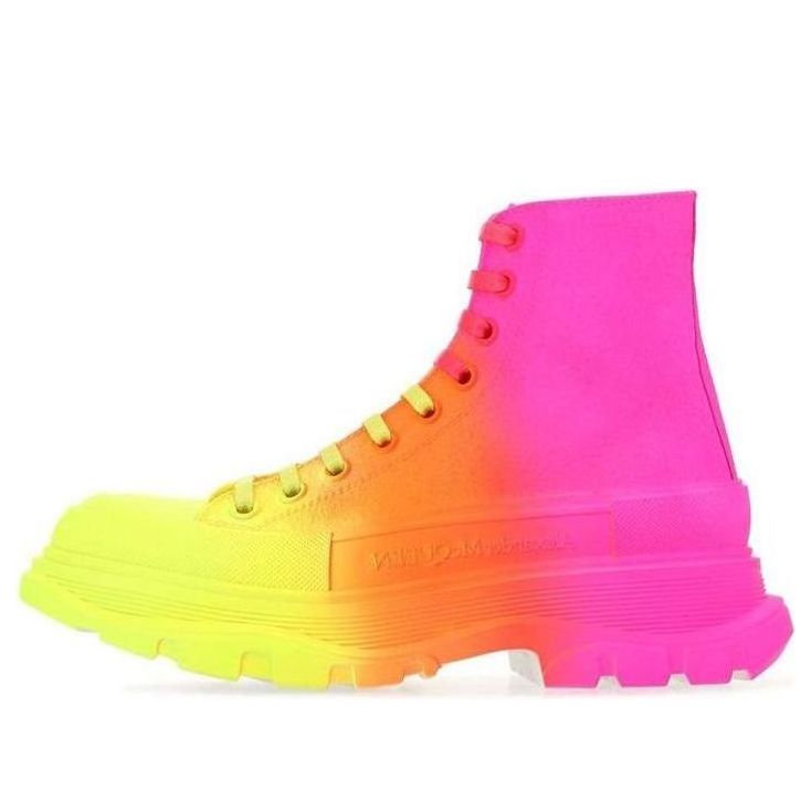 Sneakers og sko Alexander McQueen Tread Slick Boots Flerfarvet | 685697W4MVS7115
