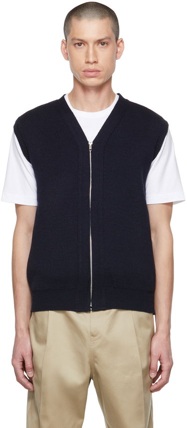 Vest Comme des Garçons Lochaven of Scotland Edition Zip Vest Mørkeblå | DH-N506-051, 0