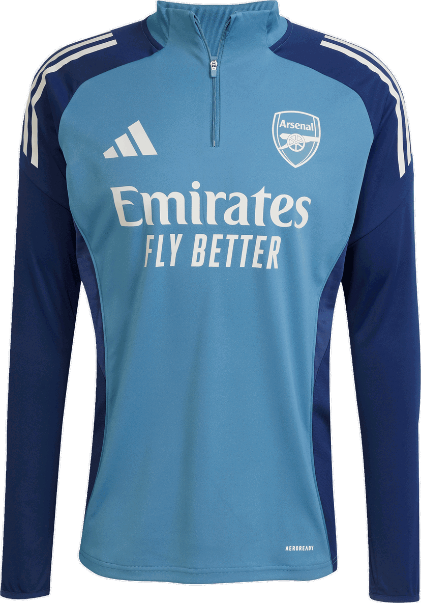 T-shirt adidas Originals Arsenal AFC TR TOP 2025/26 Long Sleeve Training Top Blå | jj1815