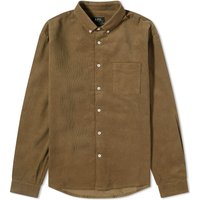 Skjorte A.P.C. Serge Logo Mini-Cord Shirt Grøn | COGEQ-H12565-JAA, 1