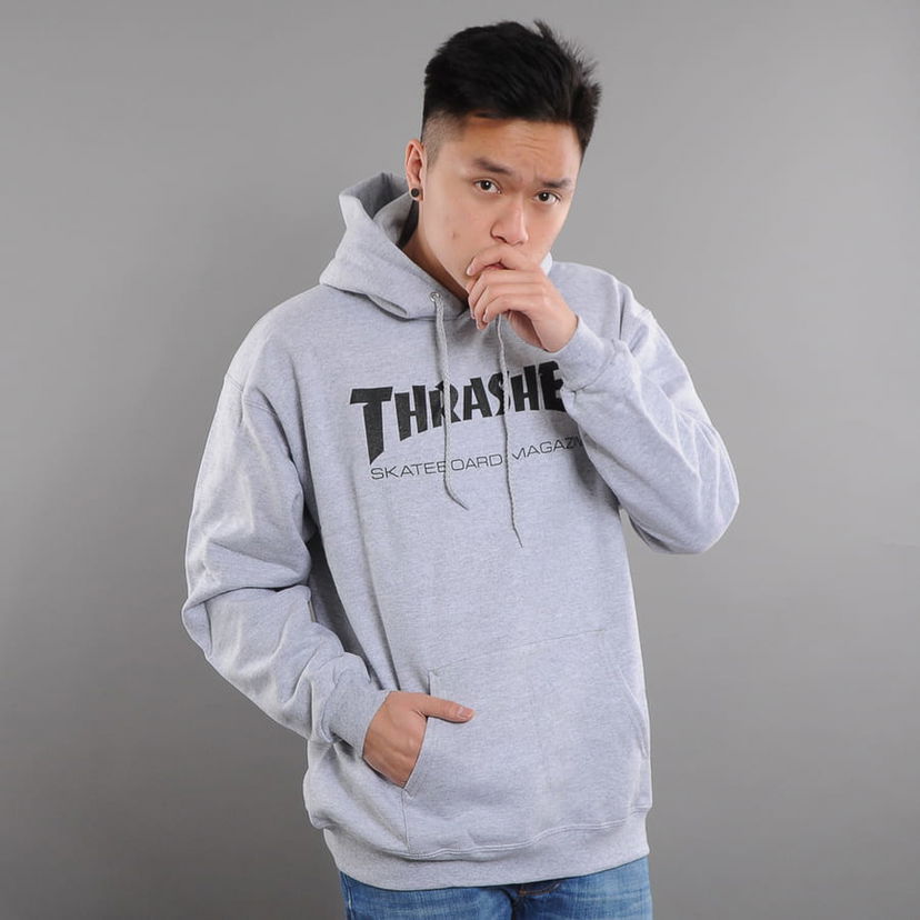 Sweatshirt Thrasher Thrasher Skate Mag Hoody Grå | 017838