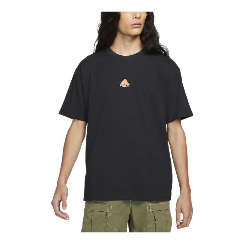 T-shirt Nike ACG ACG Front Logo T-Shirt Sort | DQ1816-010