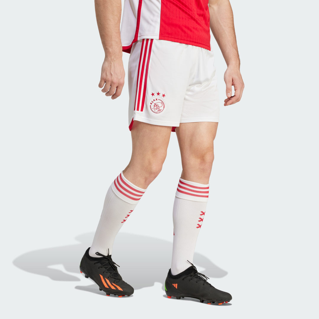 Shorts adidas Originals Ajax Amsterdam 23/24 Home Shorts Hvid | HZ7736, 1